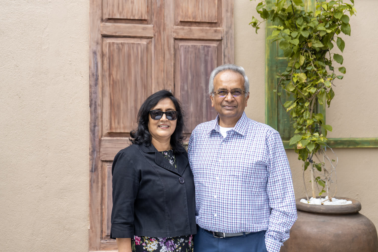 Asha and Bhaskar Kalale, owners of The Sorrento