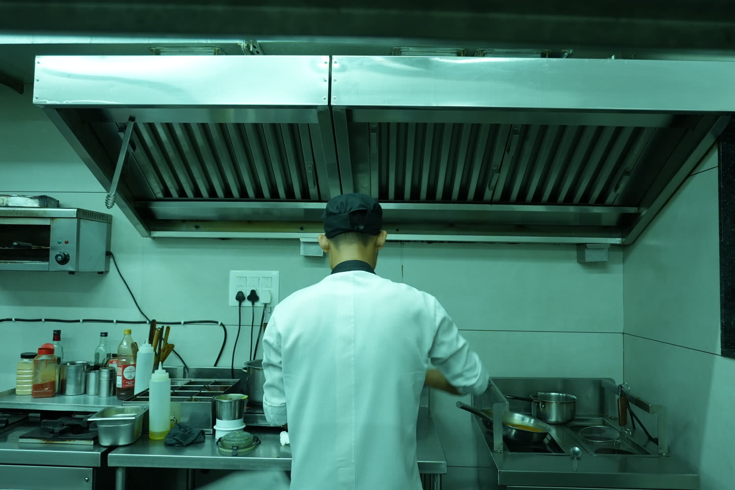 Inside the kitchen at The Sorrento, 3